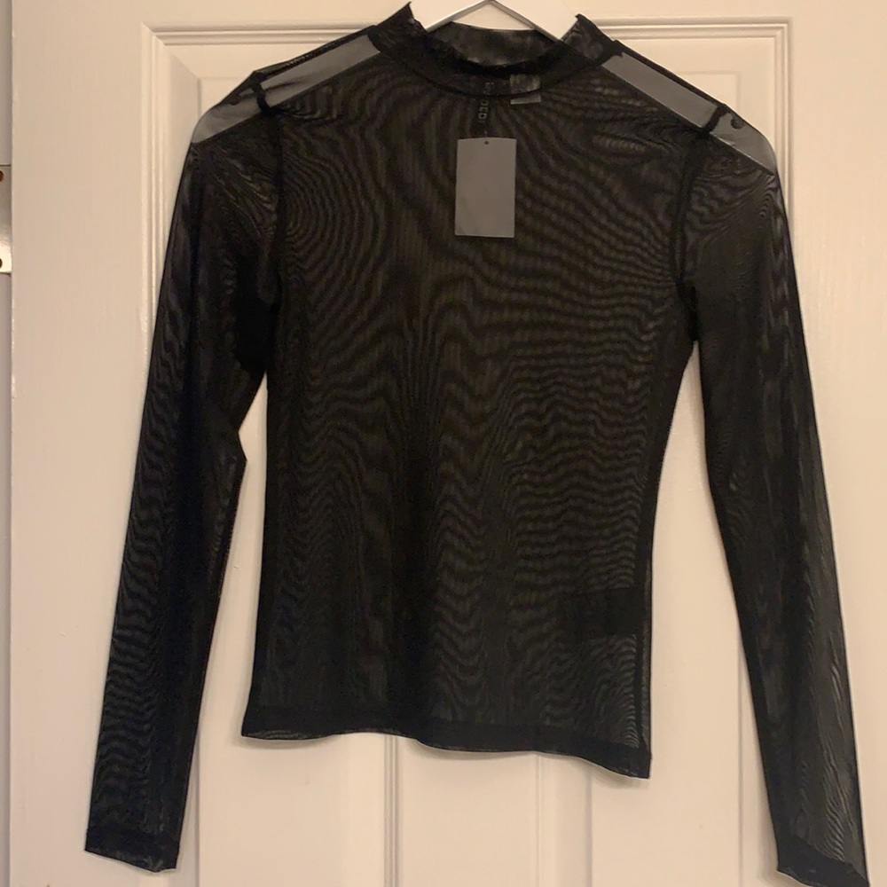 See through top from H&M, new with tags size S